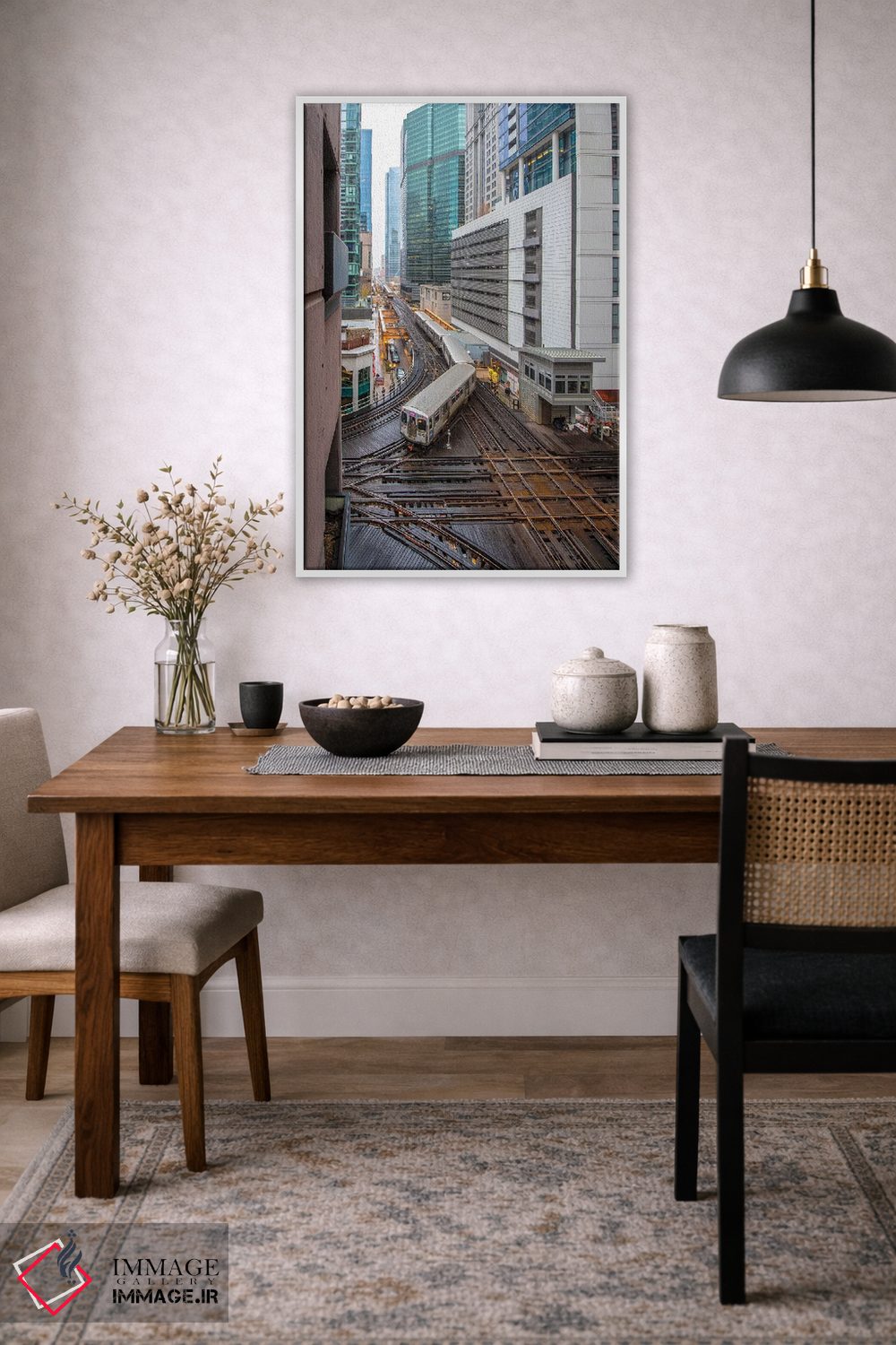 تابلو دکوراتیو لوپ شیکاگو اثر نجدت دوزن - D2W