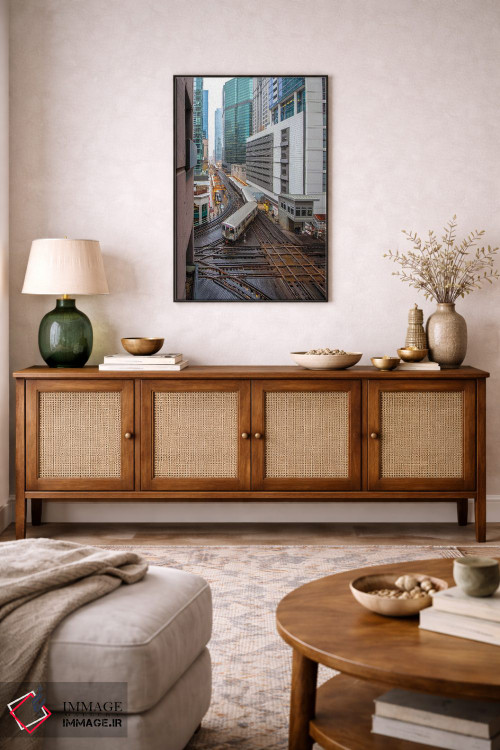 تابلو دکوراتیو لوپ شیکاگو اثر نجدت دوزن - D4B