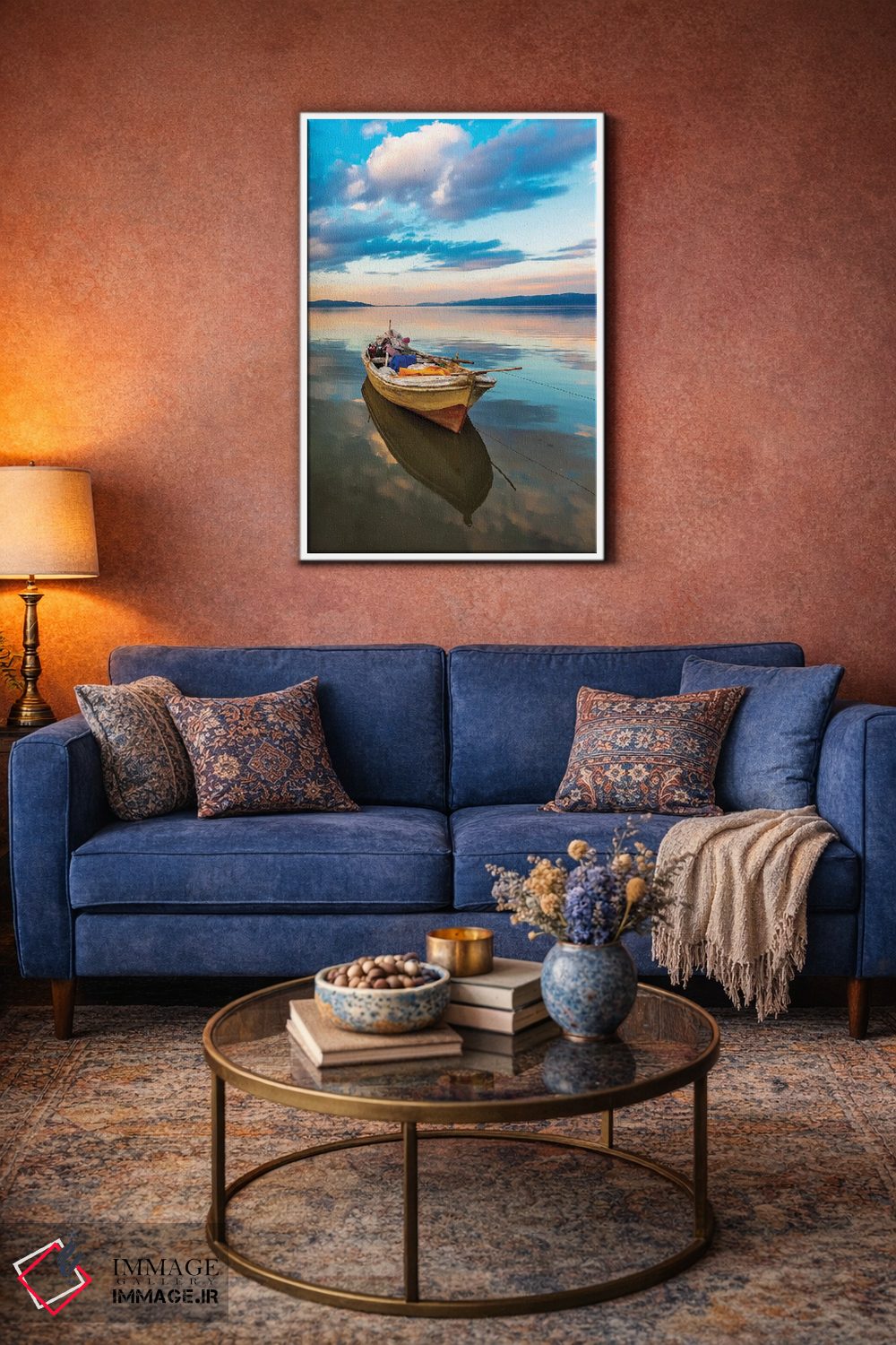 تابلو دکوراتیو تنها بودن اثر نجدت دوزن - D5W