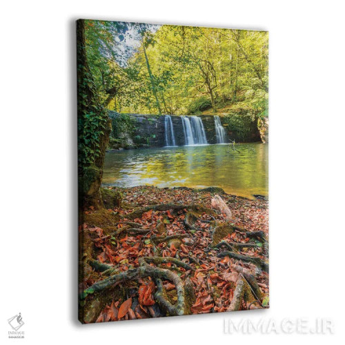 تابلو دکوراتیو آبشار اثر نجدت دوزن - نمای پرسپکتیو محصول