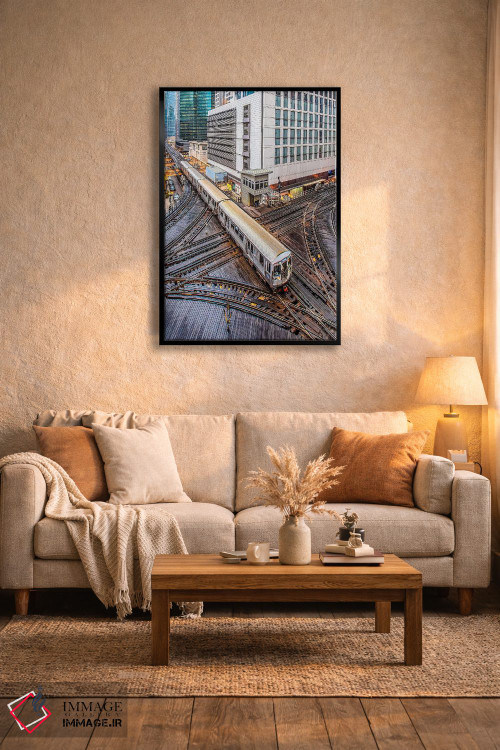 تابلو دکوراتیو لوپ شیکاگو اثر نجدت دوزن - D4B