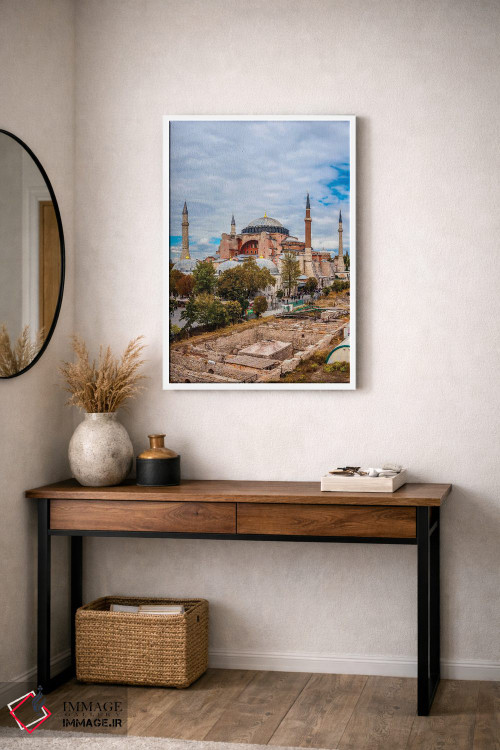 تابلو دکوراتیو Istanbul,ایاصوفیه، استانبول اثر نجدت دوزن - D2W