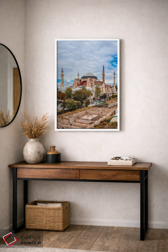 تابلو دکوراتیو Istanbul,ایاصوفیه، استانبول اثر نجدت دوزن - D2W