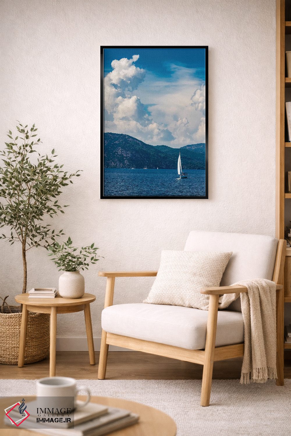 تابلو دکوراتیو دنیای آبی اثر نجدت دوزن - D2B