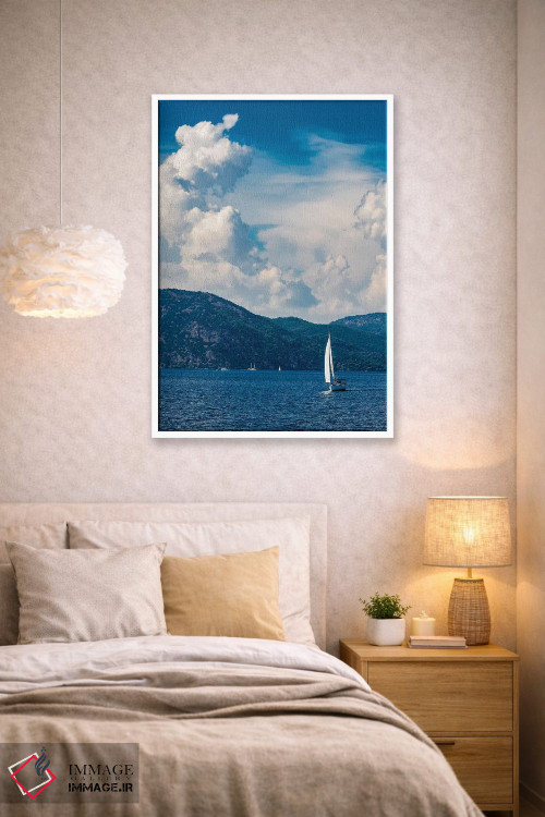 تابلو دکوراتیو دنیای آبی اثر نجدت دوزن - D1W