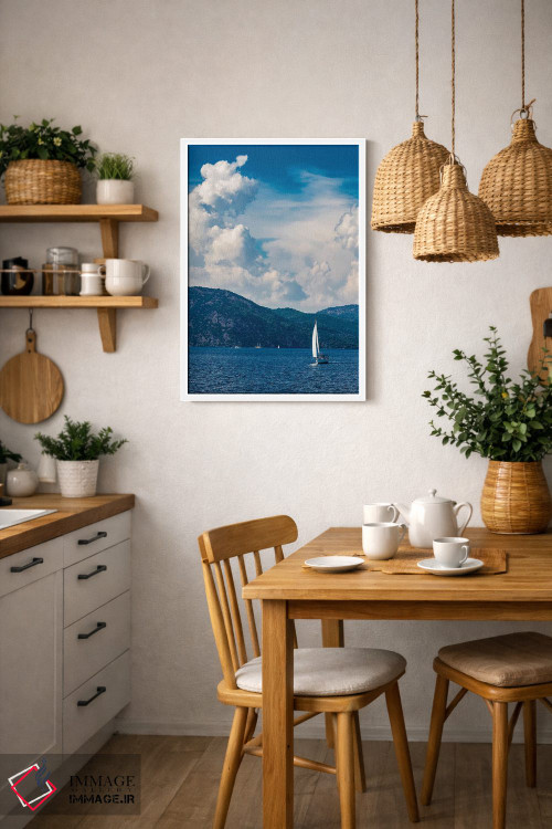 تابلو دکوراتیو دنیای آبی اثر نجدت دوزن - D3W