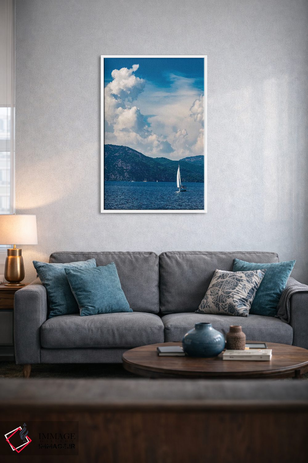 تابلو دکوراتیو دنیای آبی اثر نجدت دوزن - D4W