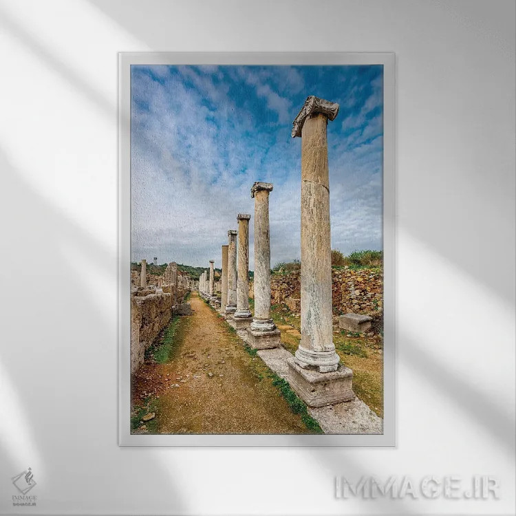 تابلو دکوراتیو Turkey VII,آنتالیا، ترکیه اثر نجدت دوزن - نمای قابدار سفید