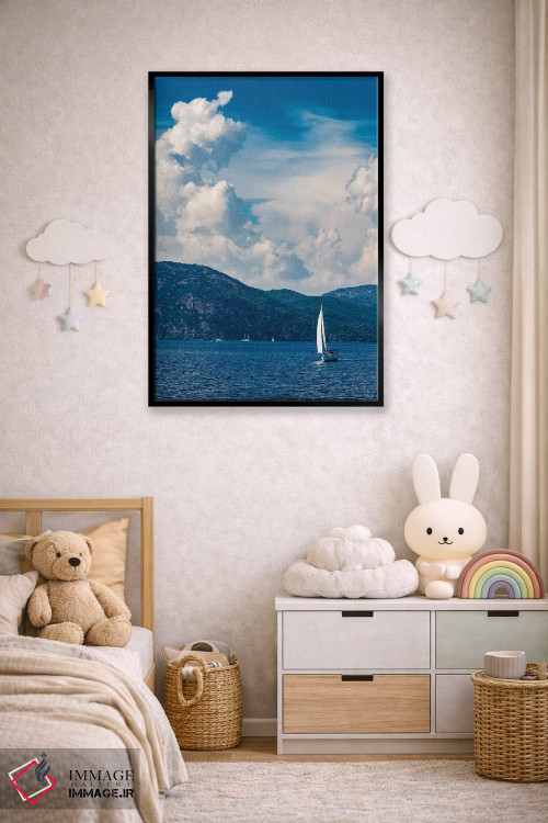 تابلو دکوراتیو دنیای آبی اثر نجدت دوزن - D5B