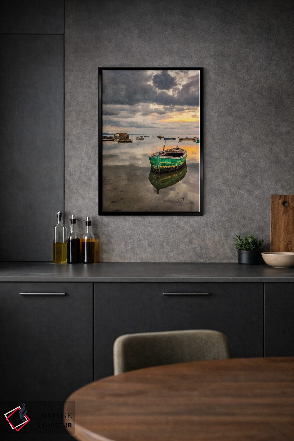 تابلو دکوراتیو ابری اثر نجدت دوزن - D2B