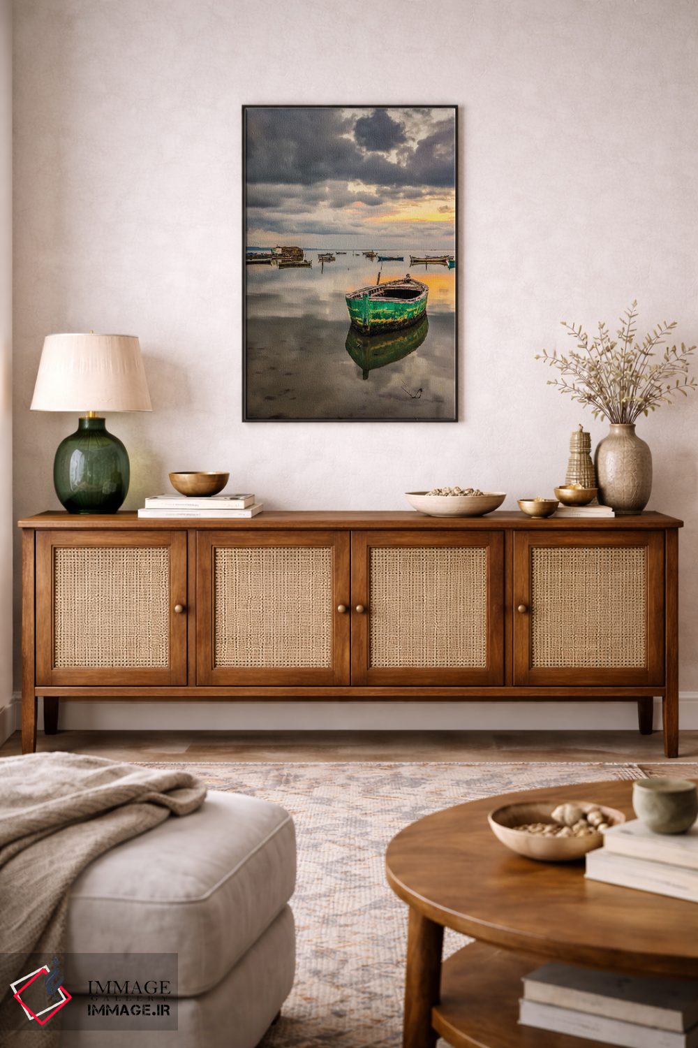 تابلو دکوراتیو ابری اثر نجدت دوزن - D5B