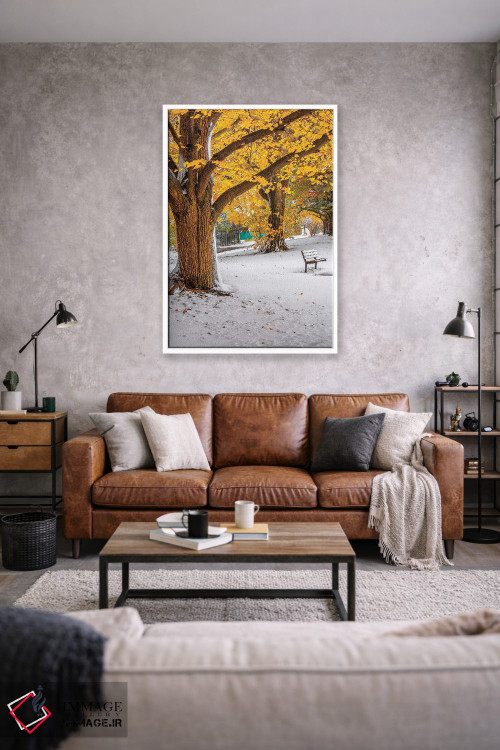 تابلو دکوراتیو پاییز و زمستان اثر نجدت دوزن - D1W