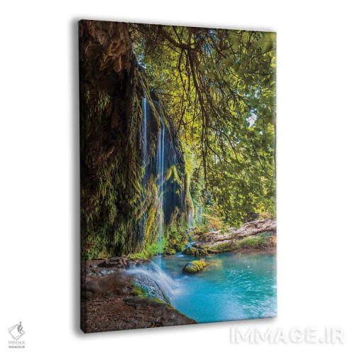 تابلو دکوراتیو پاییز در آبشار اثر نجدت دوزن - نمای پرسپکتیو محصول