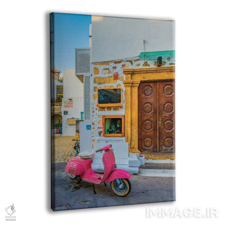 تابلو دکوراتیو پاتموس اثر نجدت دوزن - نمای پرسپکتیو محصول