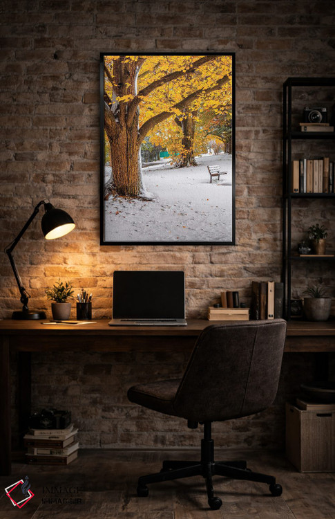 تابلو دکوراتیو پاییز و زمستان اثر نجدت دوزن - D4B