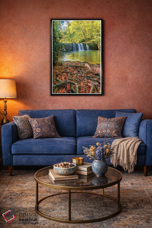 تابلو دکوراتیو آبشار اثر نجدت دوزن - D4B