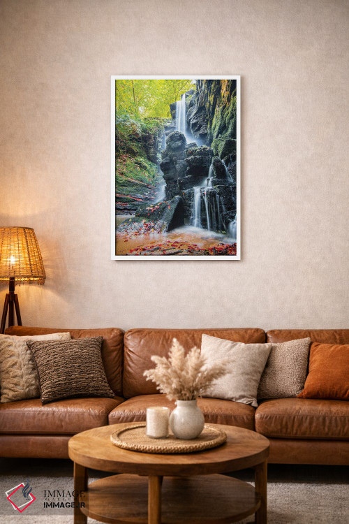 تابلو دکوراتیو آبشار پلکانی اثر نجدت دوزن - D2W