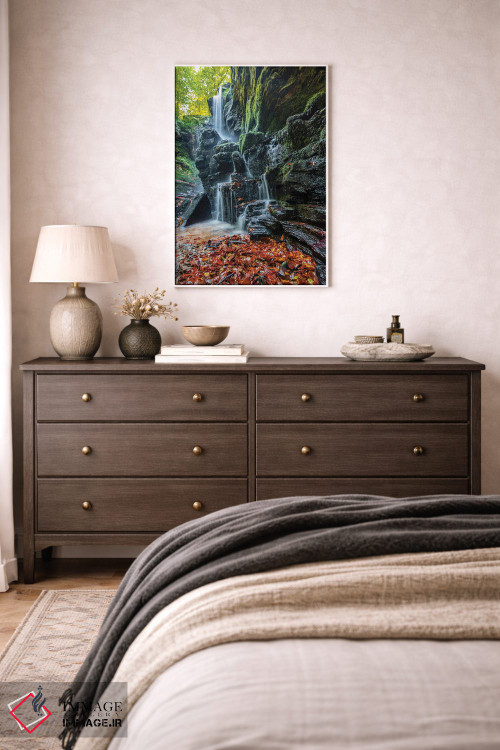 تابلو دکوراتیو آبشار پلکانی اثر نجدت دوزن - D2W