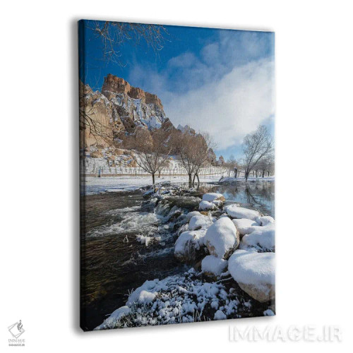 تابلو دکوراتیو برف اثر نجدت دوزن - نمای پرسپکتیو محصول