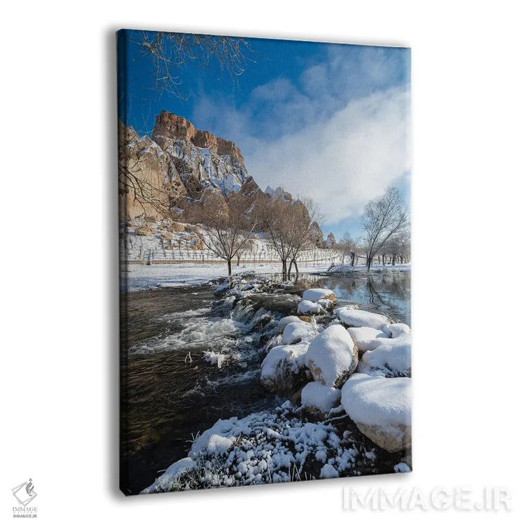 تابلو دکوراتیو برف اثر نجدت دوزن - نمای پرسپکتیو محصول