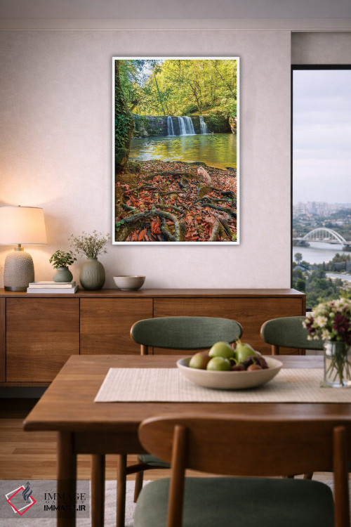 تابلو دکوراتیو آبشار اثر نجدت دوزن - D6W
