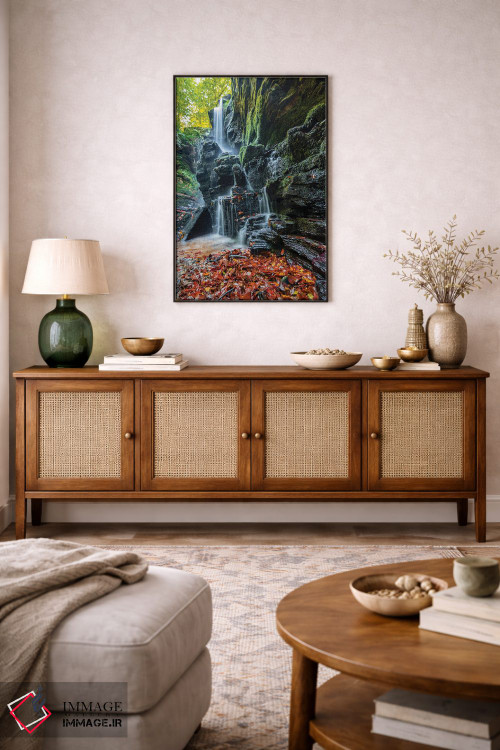 تابلو دکوراتیو آبشار پلکانی اثر نجدت دوزن - D6B
