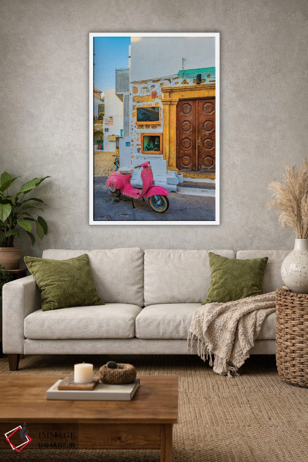 تابلو دکوراتیو پاتموس اثر نجدت دوزن - D1W