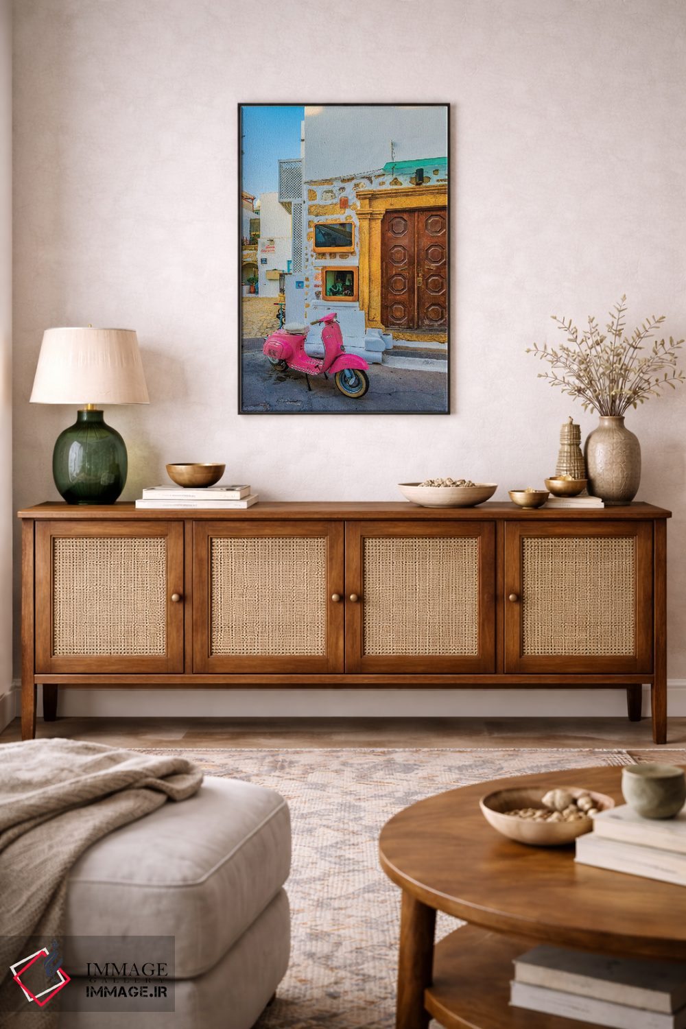 تابلو دکوراتیو پاتموس اثر نجدت دوزن - D3B