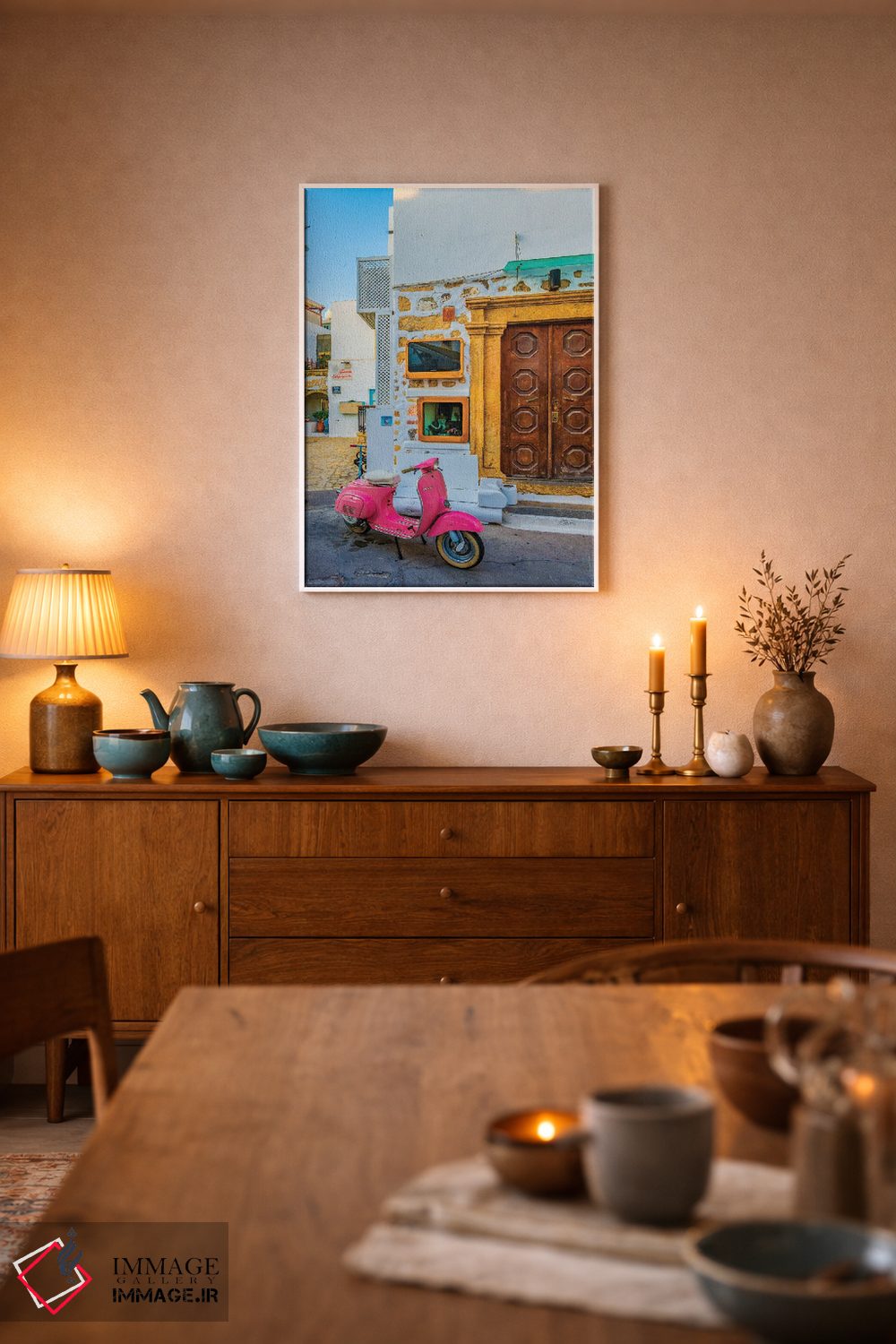 تابلو دکوراتیو پاتموس اثر نجدت دوزن - D5W