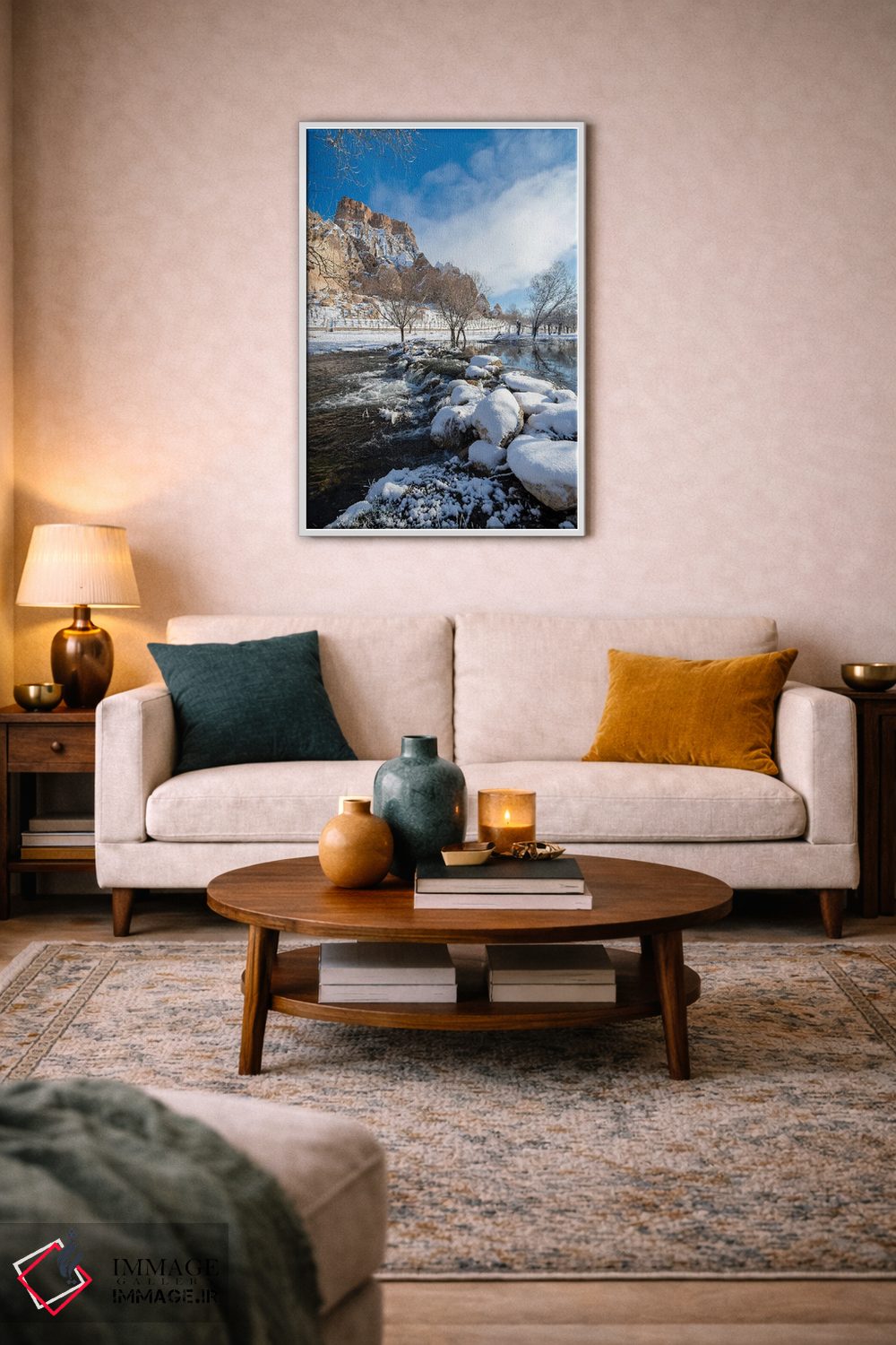 تابلو دکوراتیو برف اثر نجدت دوزن - D2W