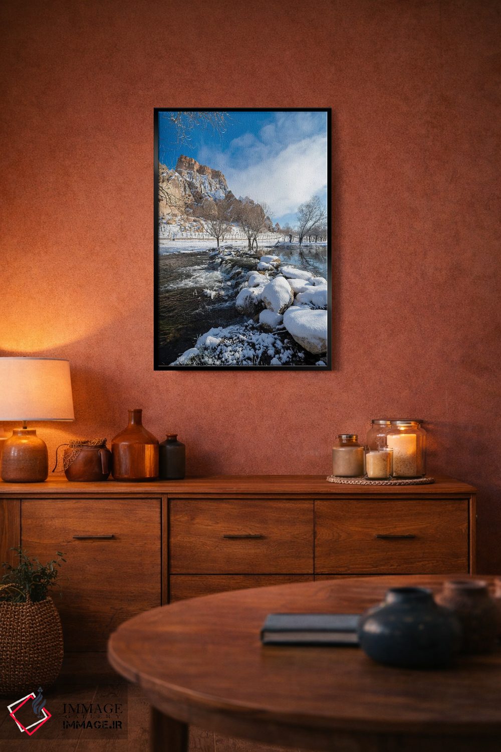 تابلو دکوراتیو برف اثر نجدت دوزن - D4B