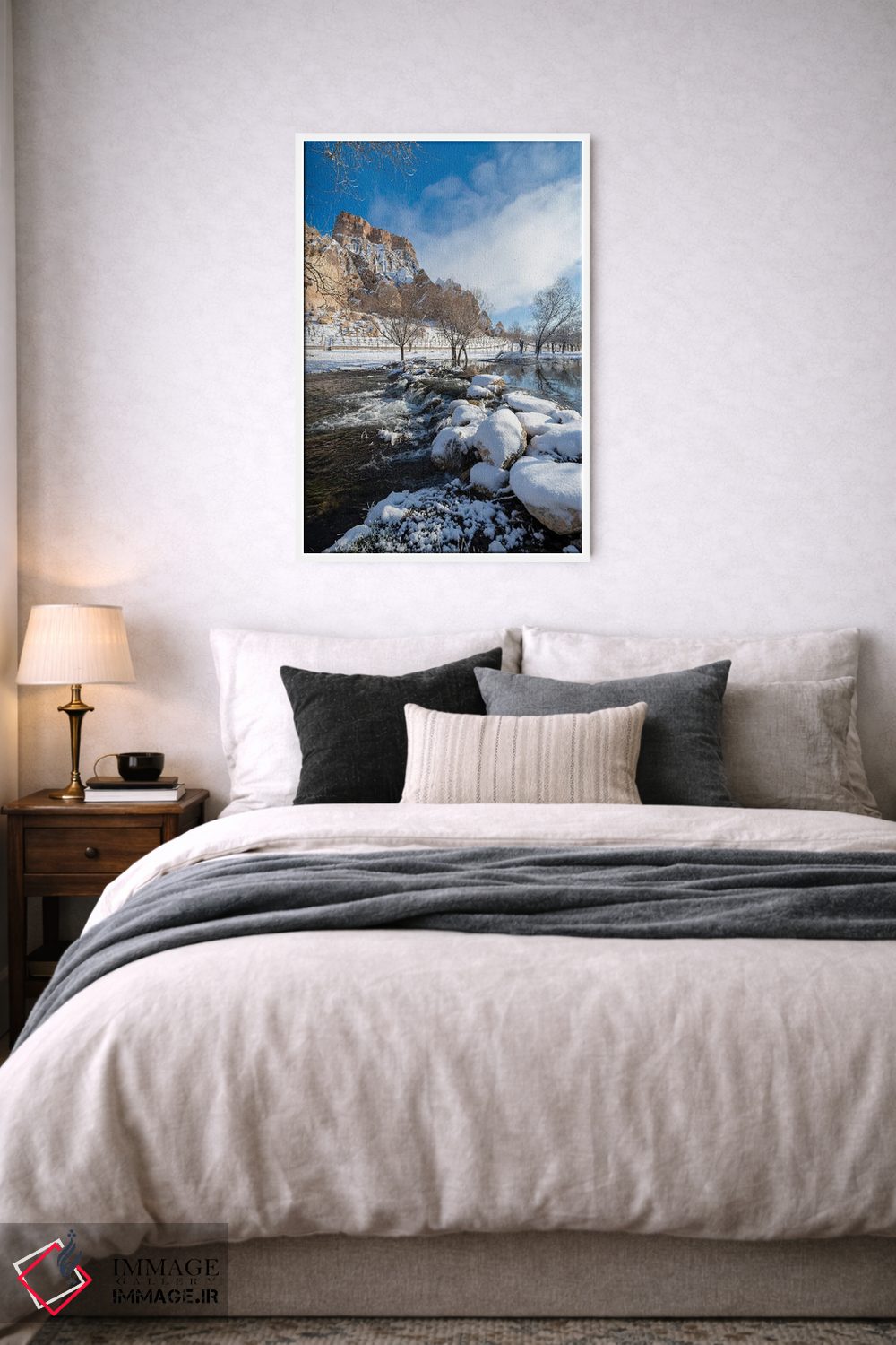 تابلو دکوراتیو برف اثر نجدت دوزن - D5W