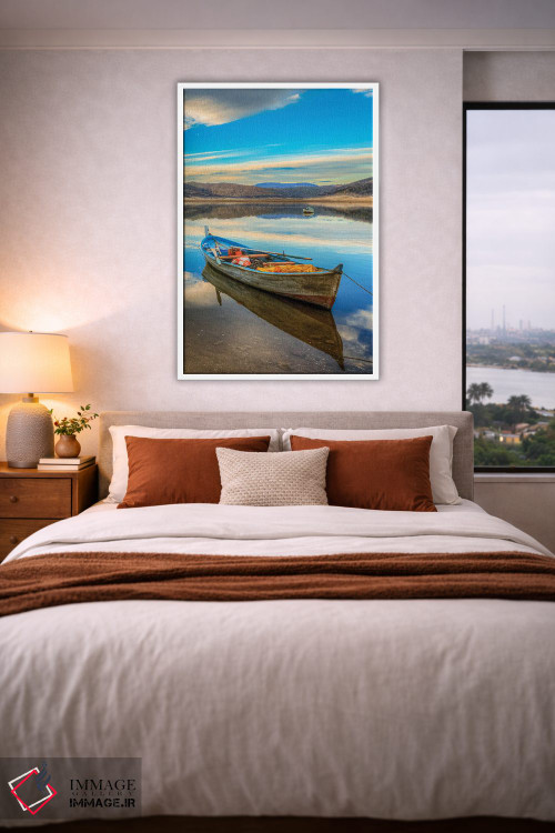 تابلو دکوراتیو دریاچه I اثر نجدت دوزن - D3W