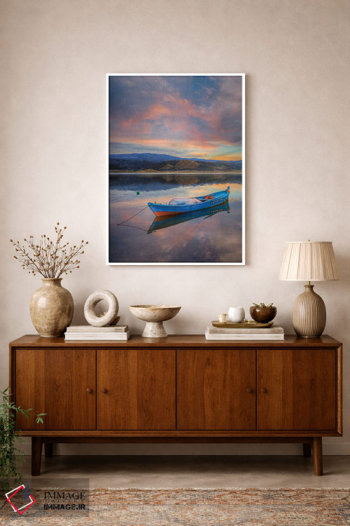 تابلو دکوراتیو دریاچه II اثر نجدت دوزن - D1W