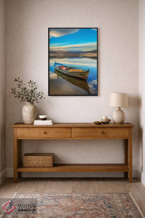 تابلو دکوراتیو دریاچه I اثر نجدت دوزن - D2B