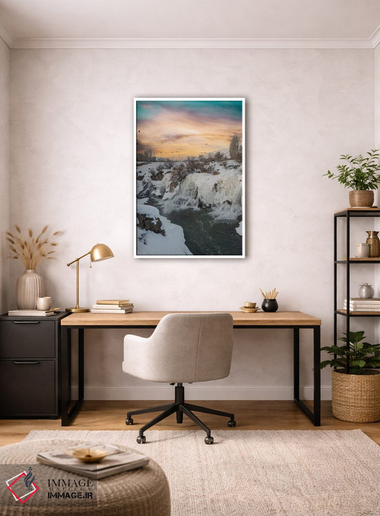 تابلو دکوراتیو آبشار مرادیه اثر نجدت دوزن - D2W