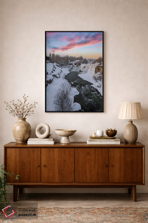 تابلو دکوراتیو آبشار مرادیه اثر نجدت دوزن - D2B