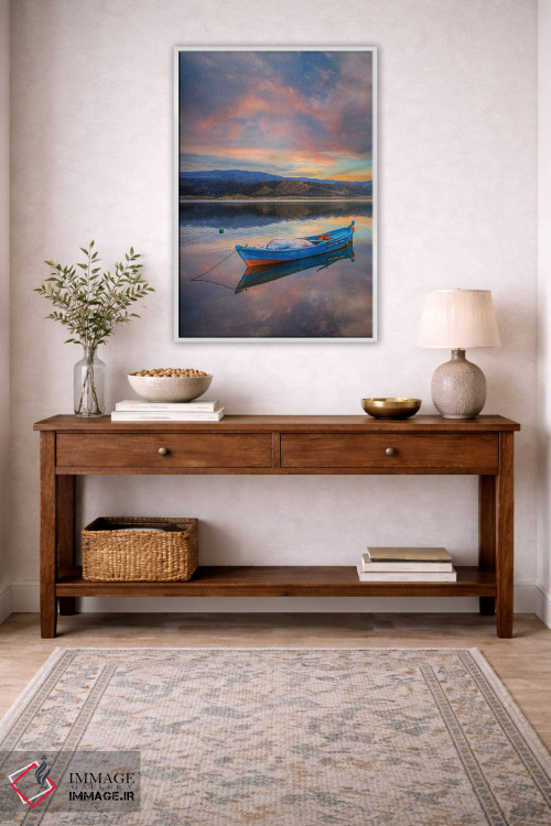 تابلو دکوراتیو دریاچه II اثر نجدت دوزن - D3W