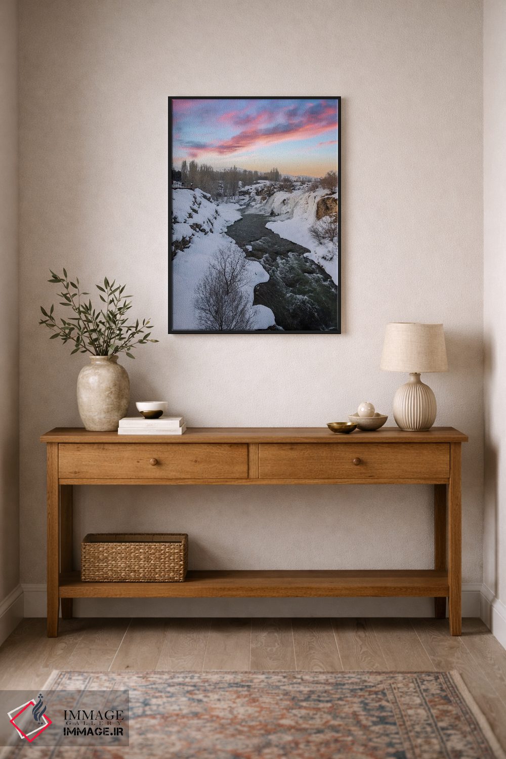 تابلو دکوراتیو آبشار مرادیه اثر نجدت دوزن - D3B