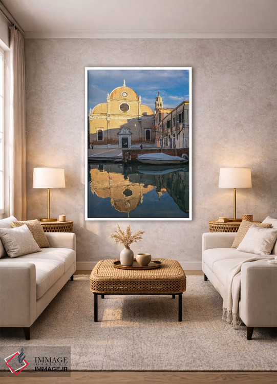 تابلو دکوراتیو نور در ونیز اثر نجدت دوزن - D1W