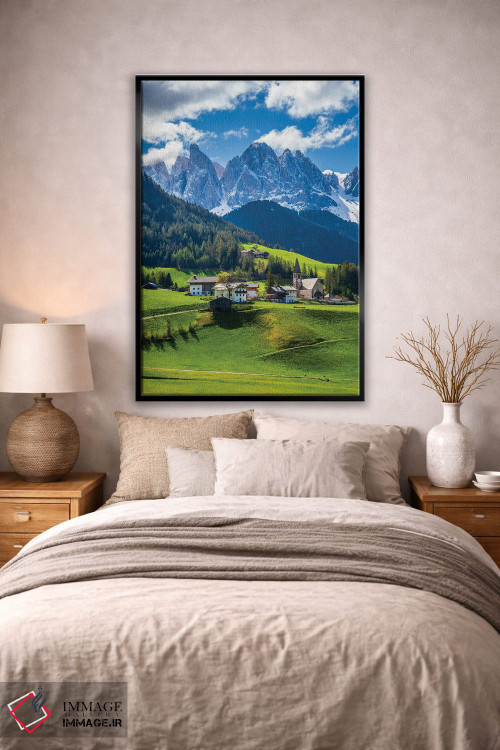 تابلو دکوراتیو دولومیت ها اثر نجدت دوزن - D1B