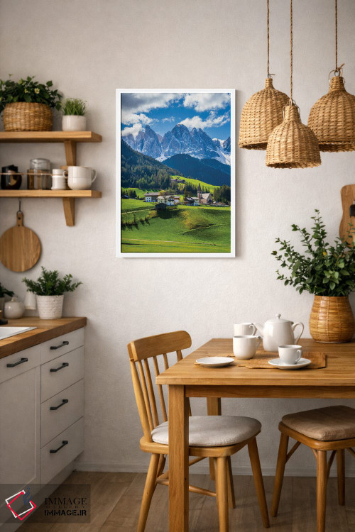 تابلو دکوراتیو دولومیت ها اثر نجدت دوزن - D2W