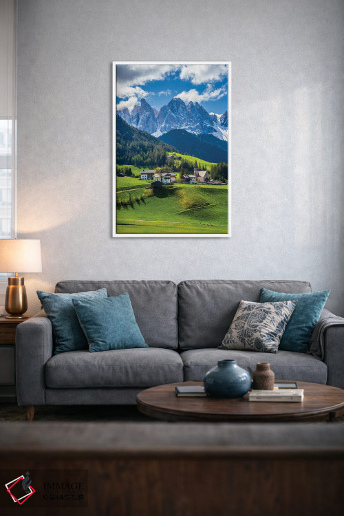 تابلو دکوراتیو دولومیت ها اثر نجدت دوزن - D4W