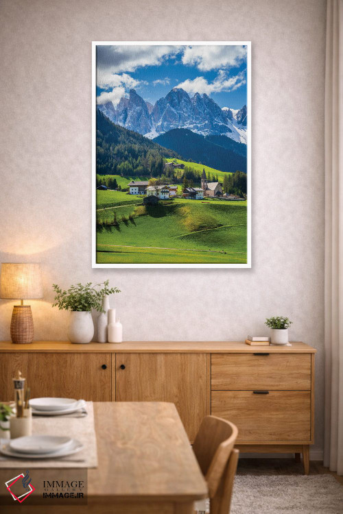 تابلو دکوراتیو دولومیت ها اثر نجدت دوزن - D3W