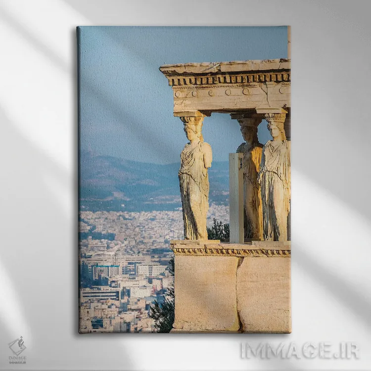 تابلو دکوراتیو Greece VII,آتن، یونان VII اثر نجدت دوزن - نمای روبهرو روی دیوار