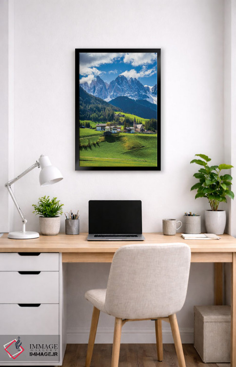 تابلو دکوراتیو دولومیت ها اثر نجدت دوزن - D5B