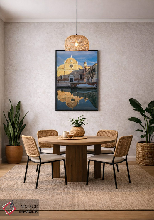 تابلو دکوراتیو نور در ونیز اثر نجدت دوزن - D3B
