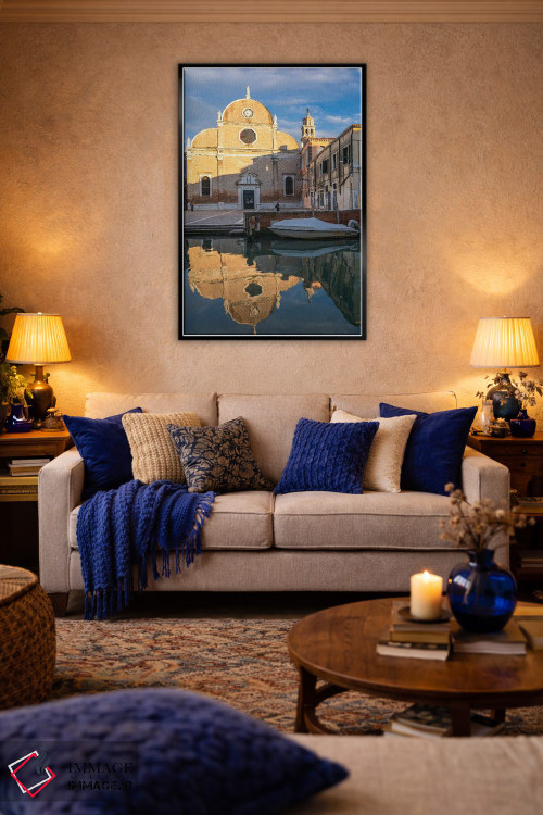 تابلو دکوراتیو نور در ونیز اثر نجدت دوزن - D4B