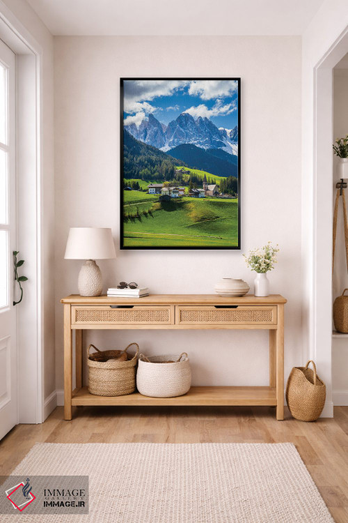 تابلو دکوراتیو دولومیت ها اثر نجدت دوزن - D6B