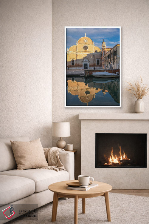 تابلو دکوراتیو نور در ونیز اثر نجدت دوزن - D5W
